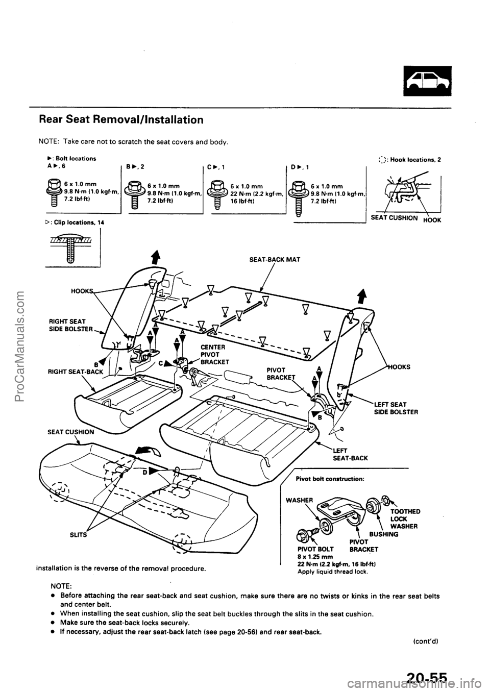 ACURA INTEGRA 1990 Service Repair Manual ProCarManuals.com ACURA INTEGRA 1990 Service Repair Manual ProCarManuals.com