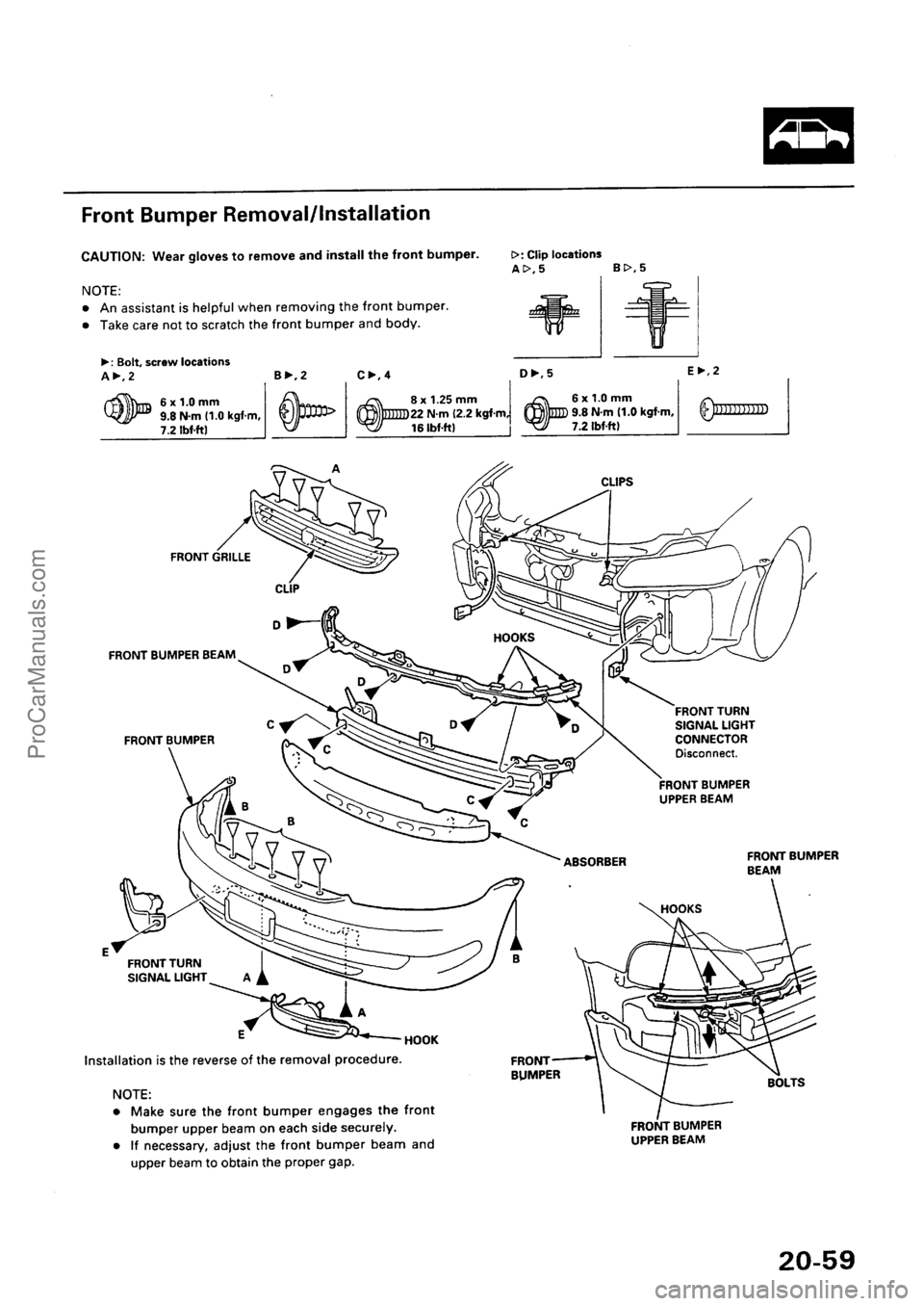 ACURA INTEGRA 1990 Service Repair Manual ProCarManuals.com ACURA INTEGRA 1990 Service Repair Manual ProCarManuals.com