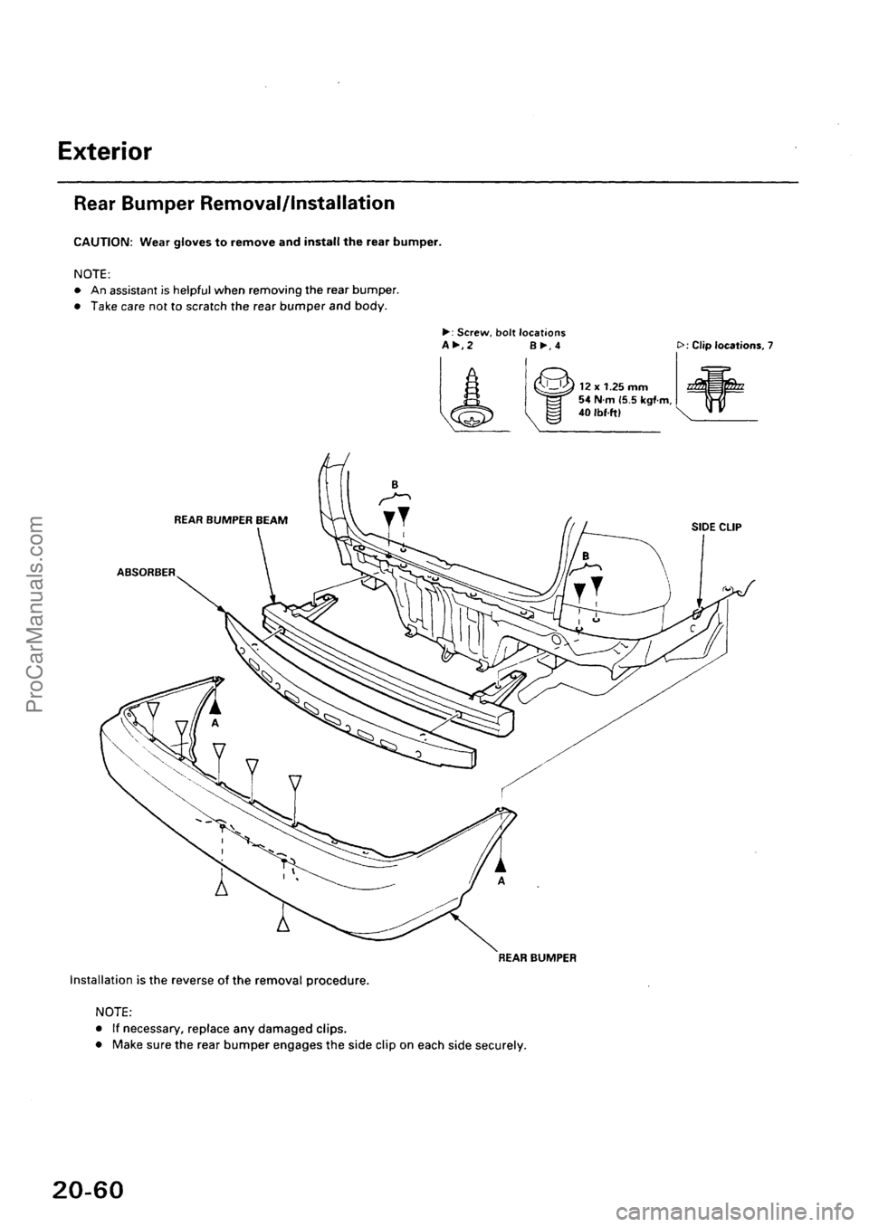 ACURA INTEGRA 1990  Service Repair Manual ProCarManuals.com 