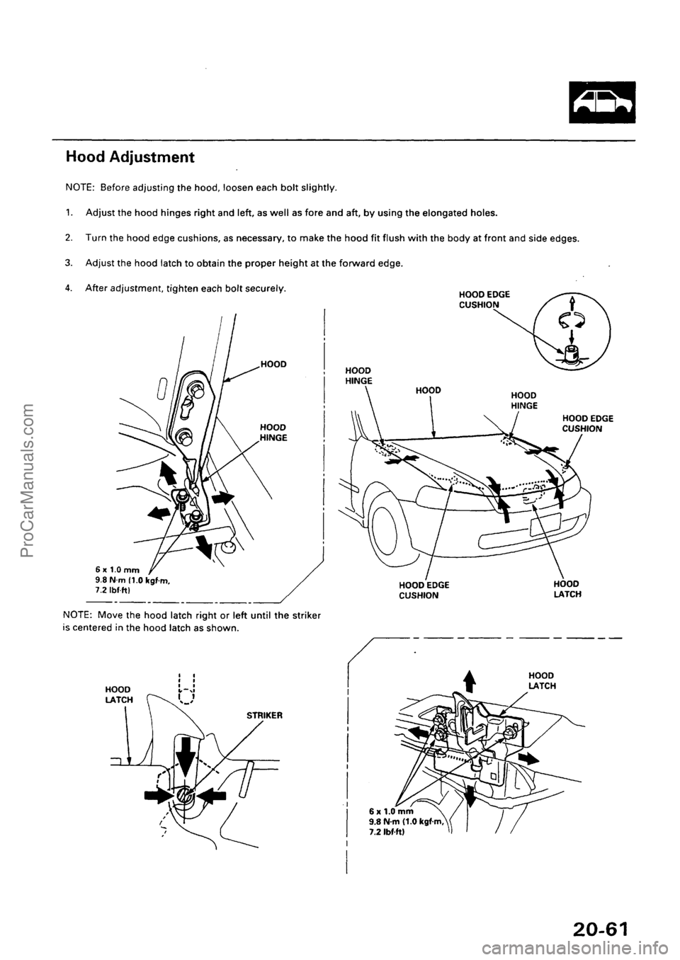 ACURA INTEGRA 1990  Service Repair Manual ProCarManuals.com 