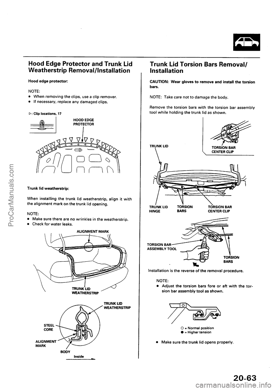 ACURA INTEGRA 1990  Service Repair Manual ProCarManuals.com 