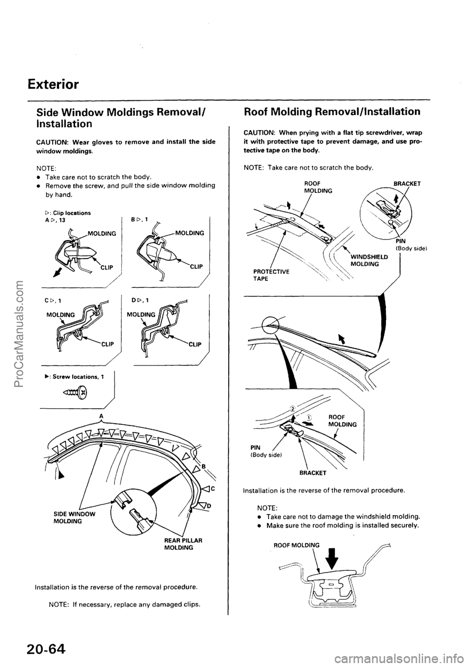 ACURA INTEGRA 1990  Service Repair Manual ProCarManuals.com 