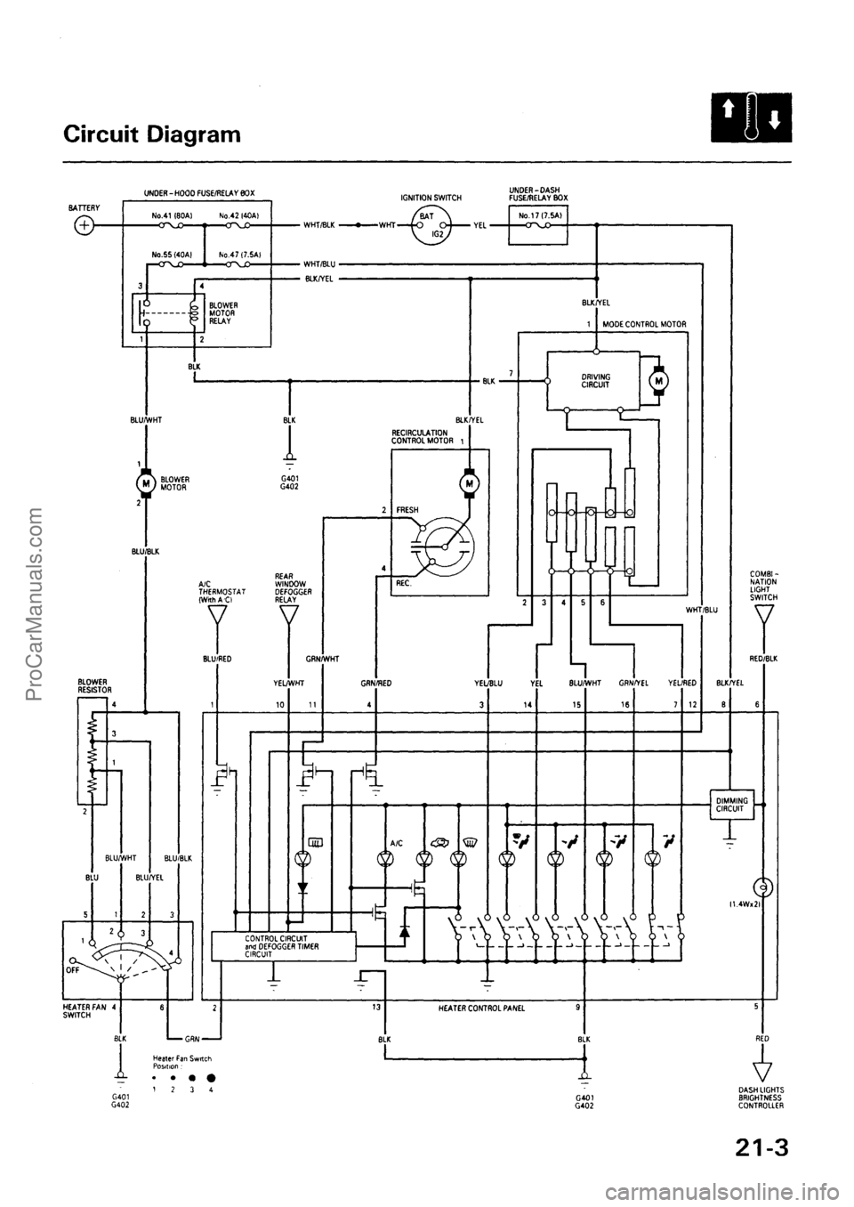 ACURA INTEGRA 1990  Service Repair Manual ProCarManuals.com 