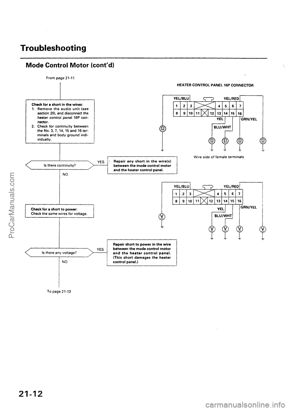 ACURA INTEGRA 1990  Service Repair Manual ProCarManuals.com 