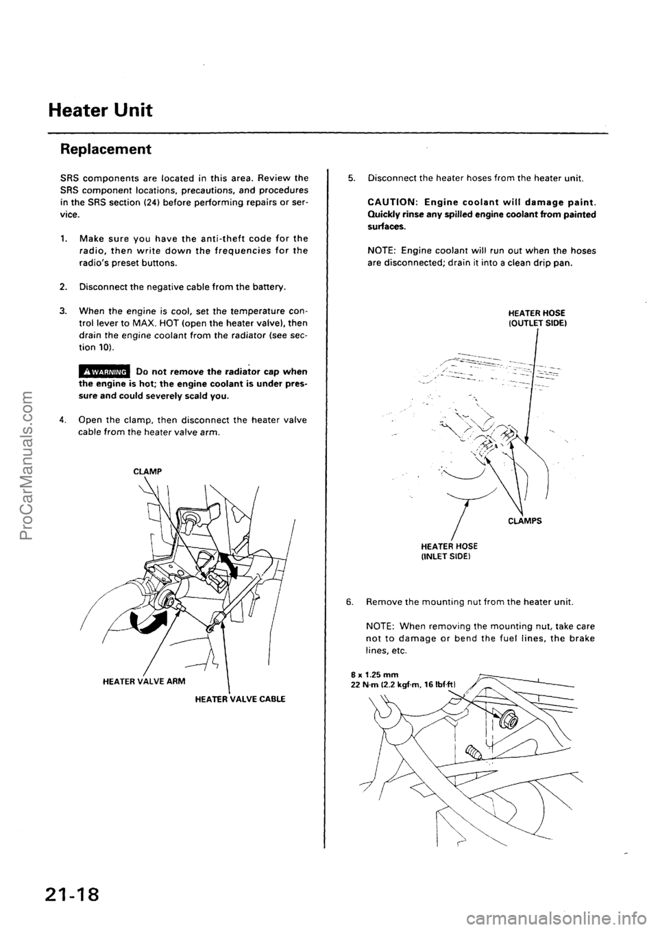 ACURA INTEGRA 1990  Service Repair Manual ProCarManuals.com 