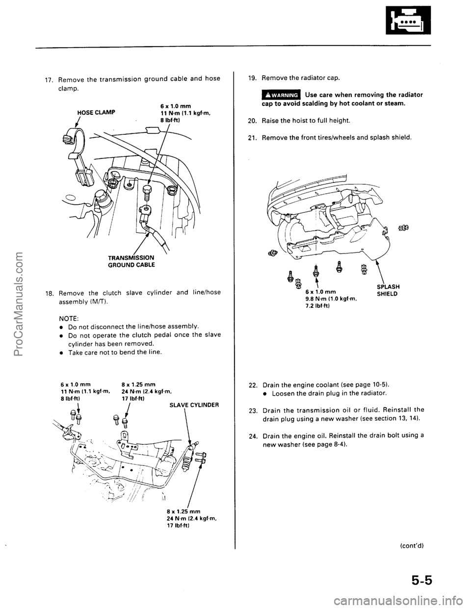 ACURA INTEGRA 1990 Service Manual PDF ProCarManuals.com ACURA INTEGRA 1990 Service Manual PDF ProCarManuals.com