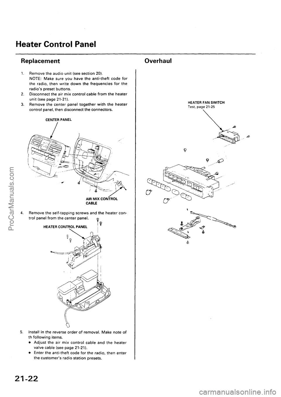 ACURA INTEGRA 1990  Service Repair Manual ProCarManuals.com 