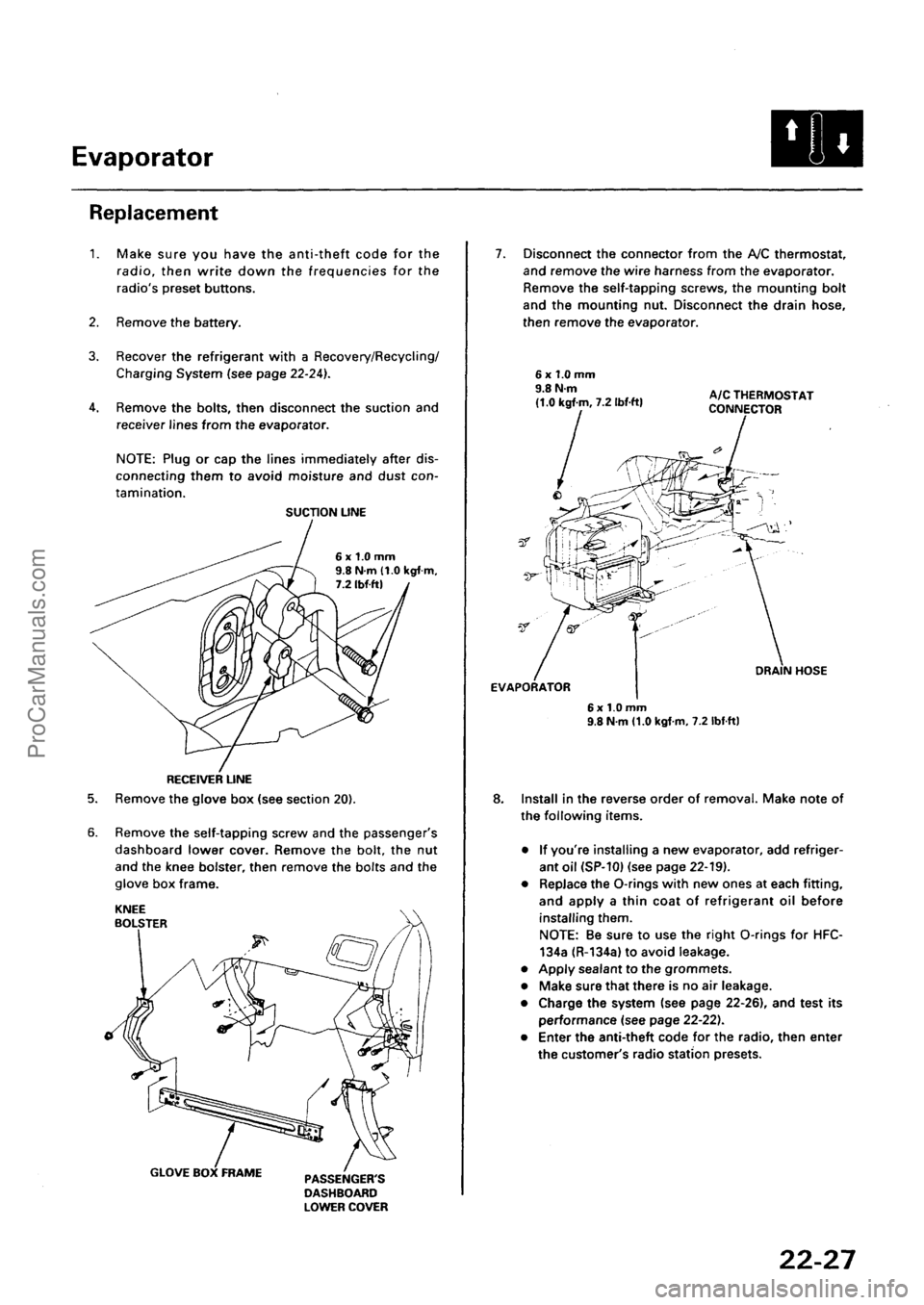 ACURA INTEGRA 1990  Service Repair Manual ProCarManuals.com 