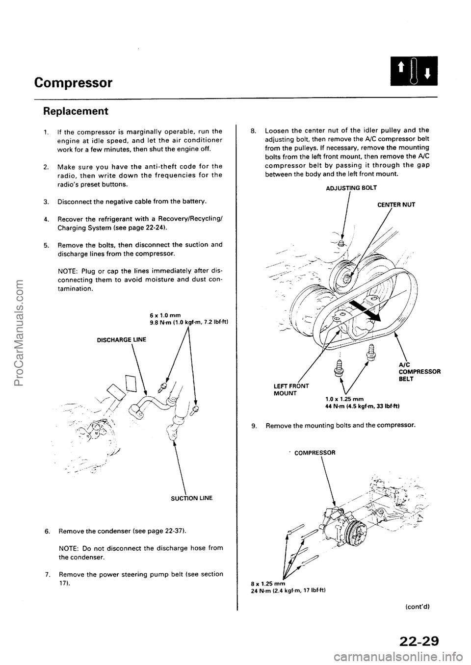 ACURA INTEGRA 1990  Service Repair Manual ProCarManuals.com 