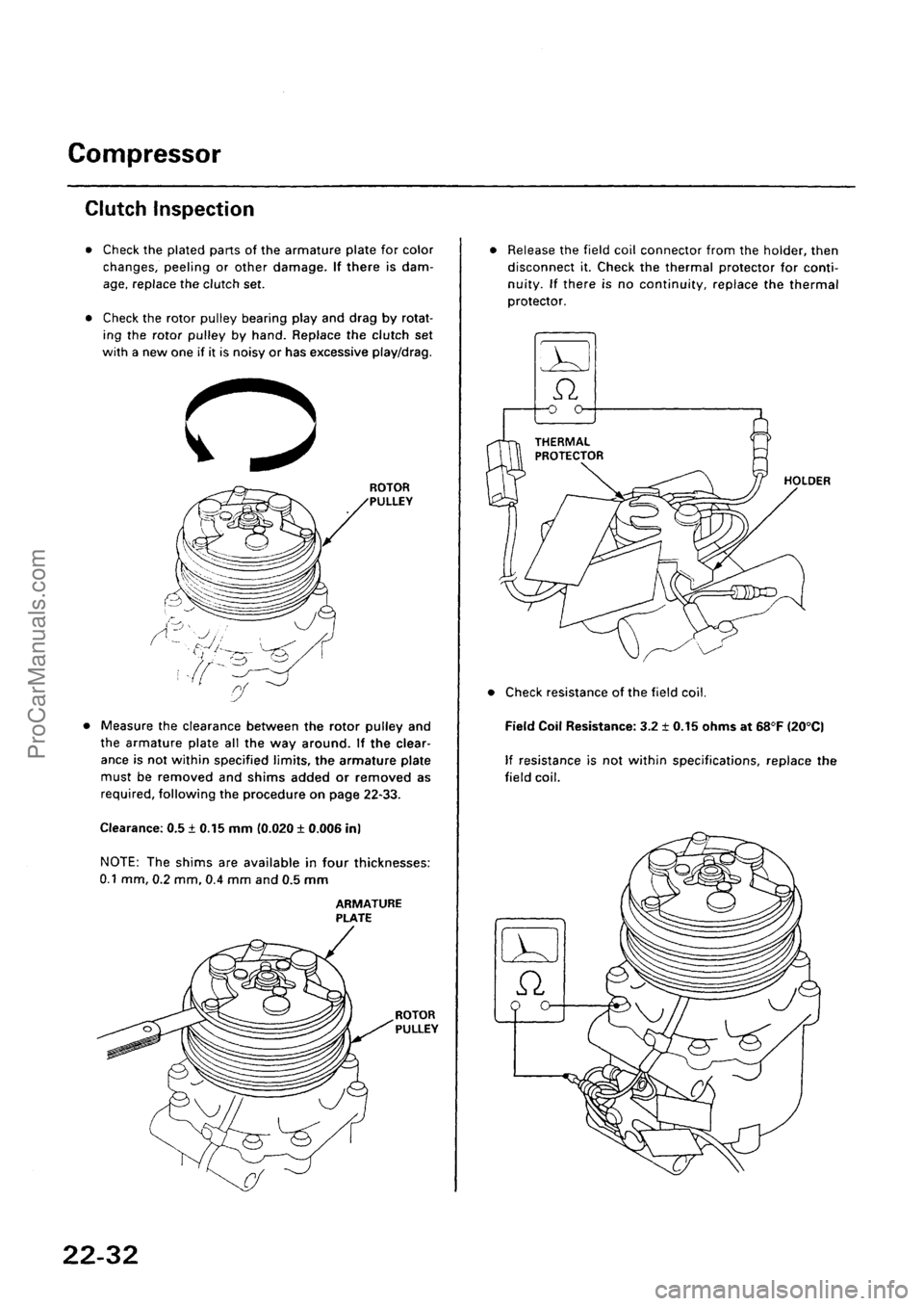 ACURA INTEGRA 1990  Service Repair Manual ProCarManuals.com 