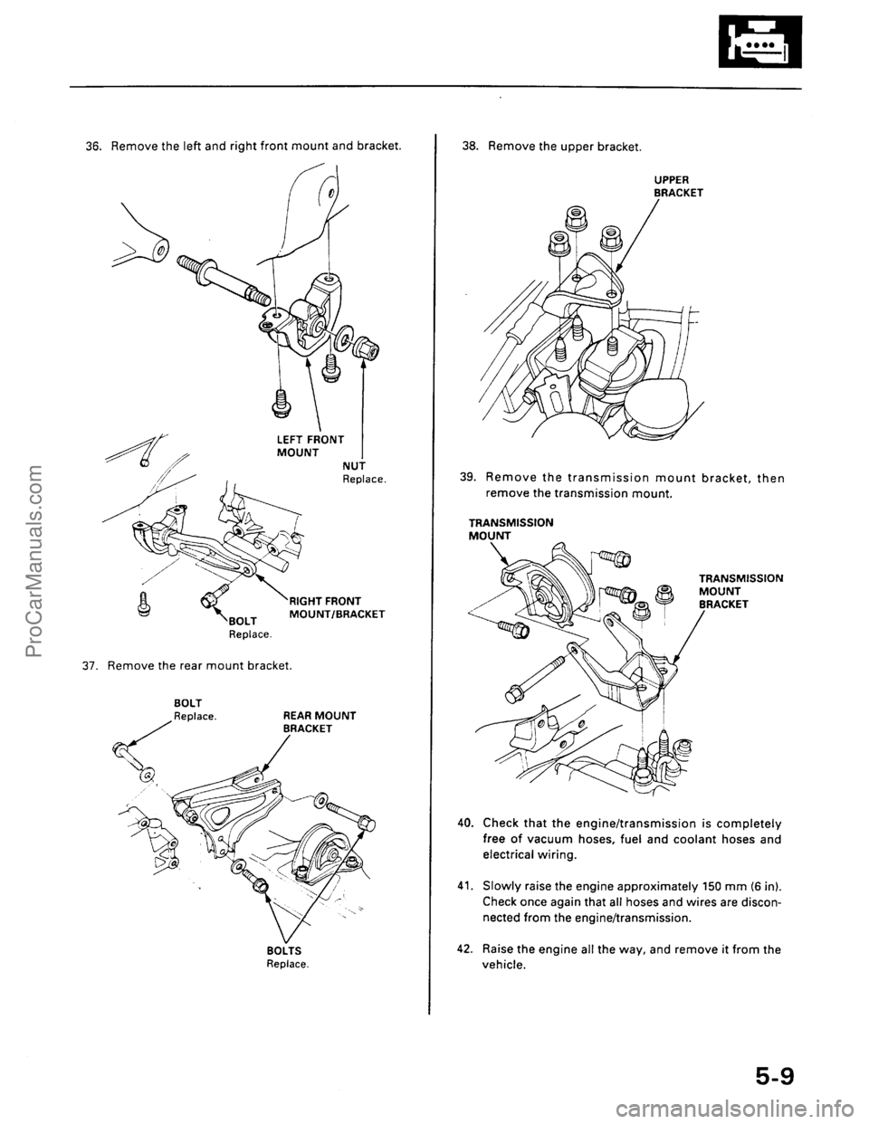 ACURA INTEGRA 1990 Service Manual Online ProCarManuals.com ACURA INTEGRA 1990 Service Manual Online ProCarManuals.com