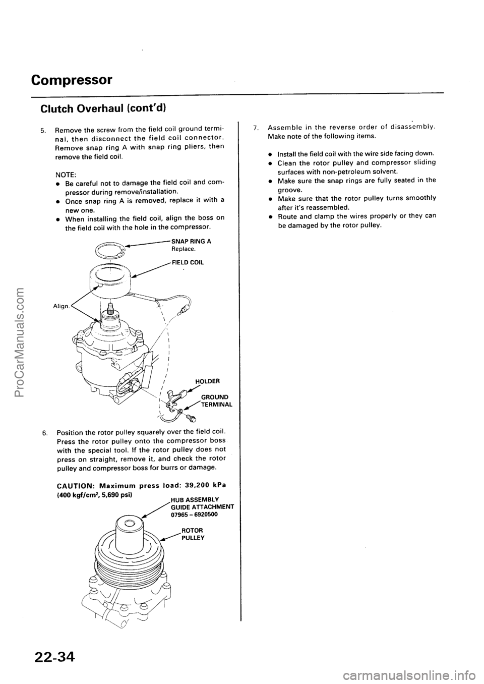 ACURA INTEGRA 1990  Service Repair Manual ProCarManuals.com 