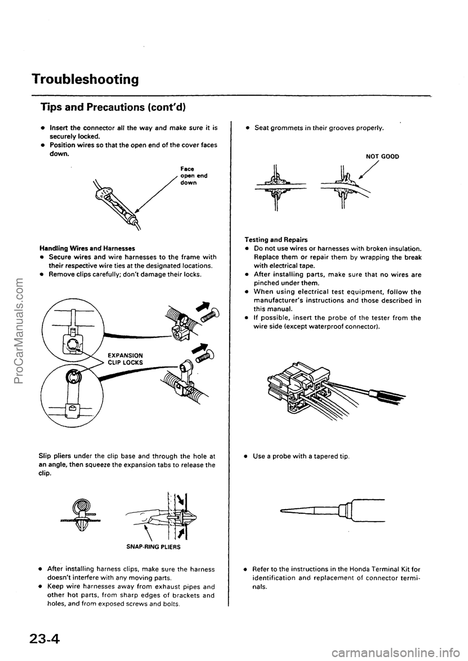ACURA INTEGRA 1990  Service Repair Manual ProCarManuals.com 