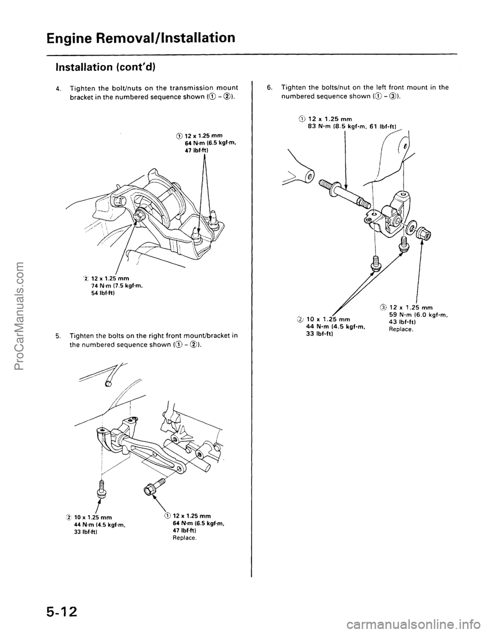 ACURA INTEGRA 1990 Service Manual Online ProCarManuals.com ACURA INTEGRA 1990 Service Manual Online ProCarManuals.com