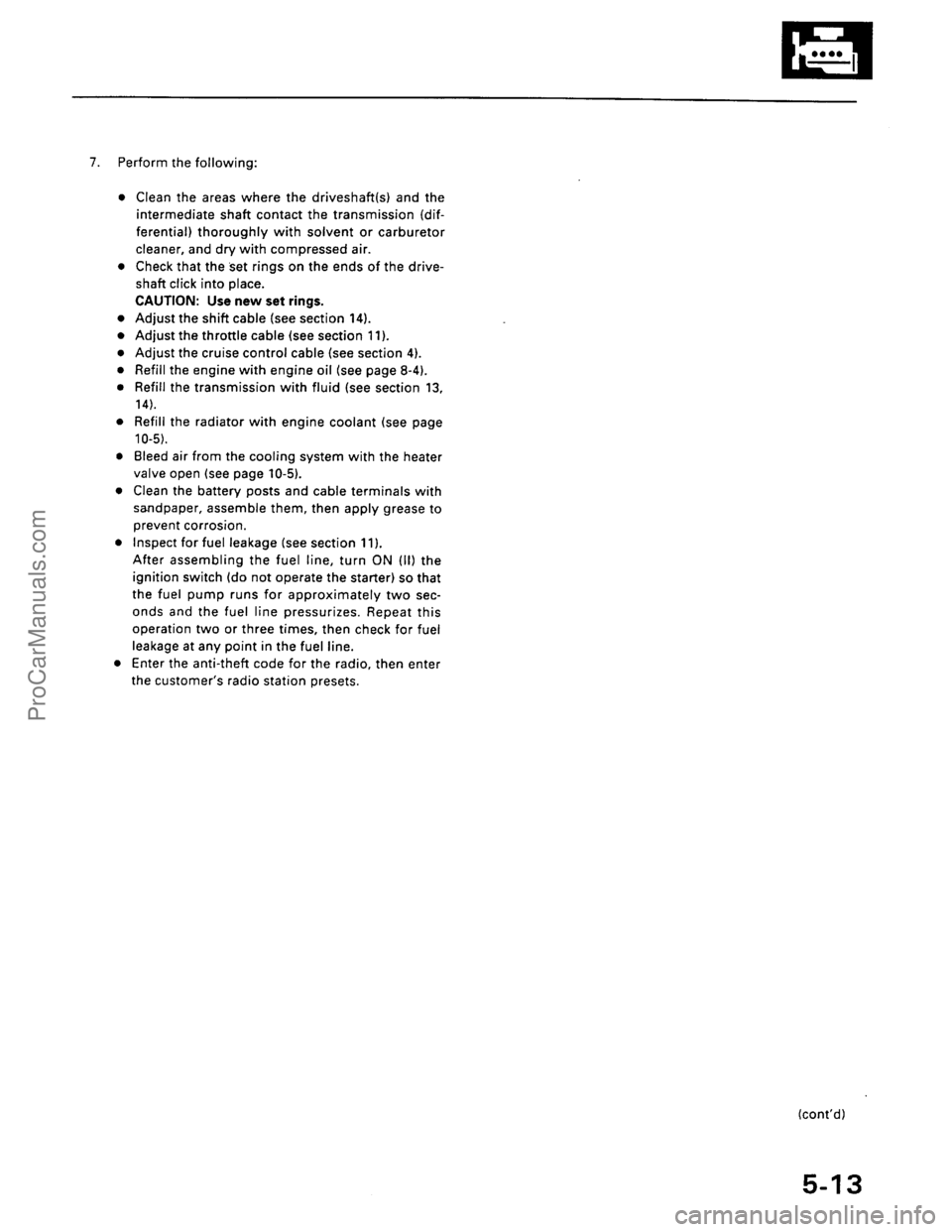 ACURA INTEGRA 1990 Service Manual Online ProCarManuals.com ACURA INTEGRA 1990 Service Manual Online ProCarManuals.com