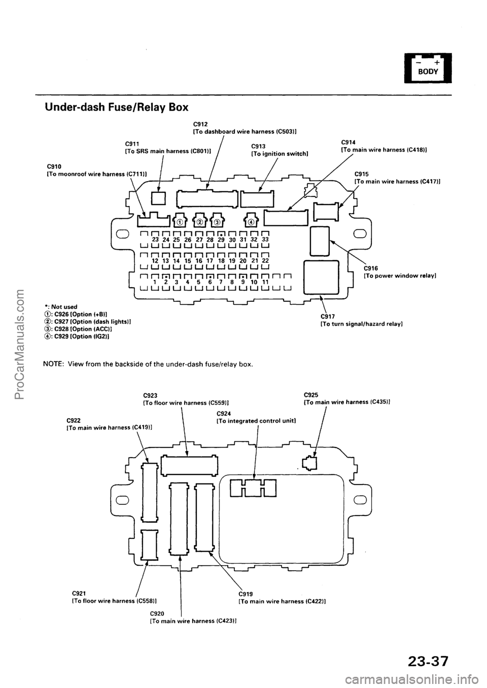ACURA INTEGRA 1990  Service Repair Manual ProCarManuals.com 