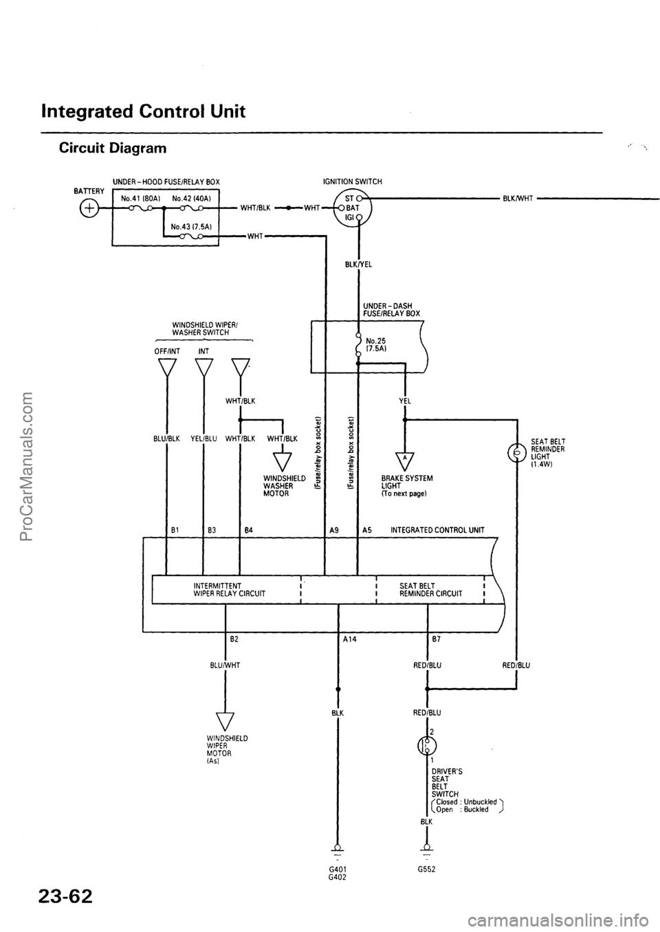 ACURA INTEGRA 1990 Service Repair Manual ProCarManuals.com ACURA INTEGRA 1990 Service Repair Manual ProCarManuals.com