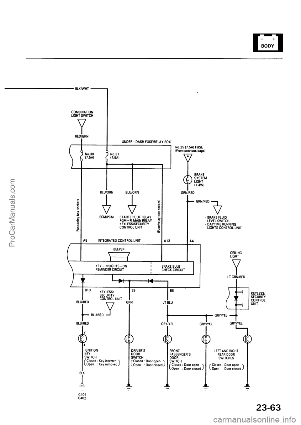 ACURA INTEGRA 1990 Service Repair Manual ProCarManuals.com ACURA INTEGRA 1990 Service Repair Manual ProCarManuals.com