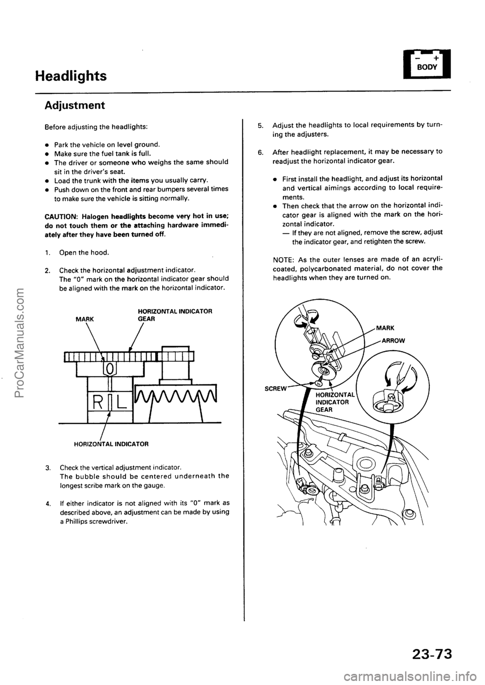 ACURA INTEGRA 1990  Service Repair Manual ProCarManuals.com 
