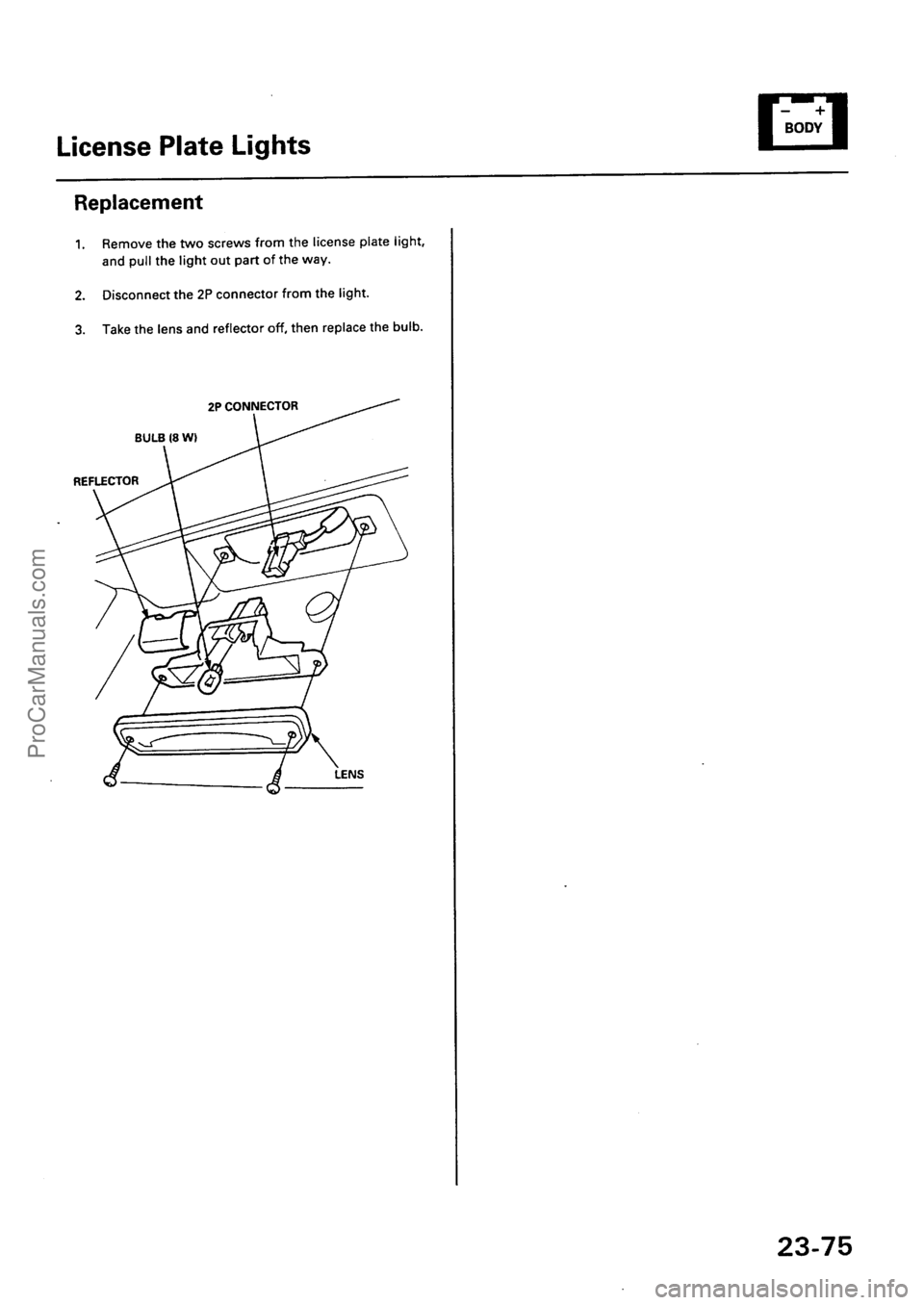 ACURA INTEGRA 1990  Service Repair Manual ProCarManuals.com 