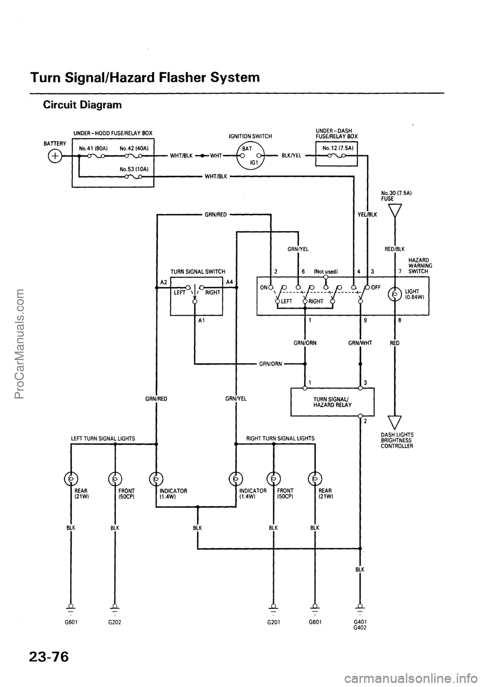 ACURA INTEGRA 1990  Service Repair Manual ProCarManuals.com 