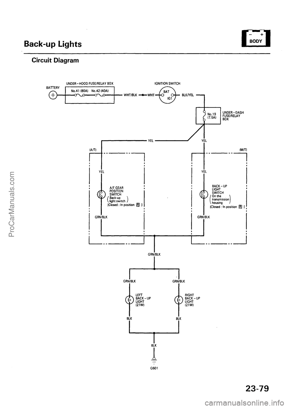 ACURA INTEGRA 1990  Service Repair Manual ProCarManuals.com 