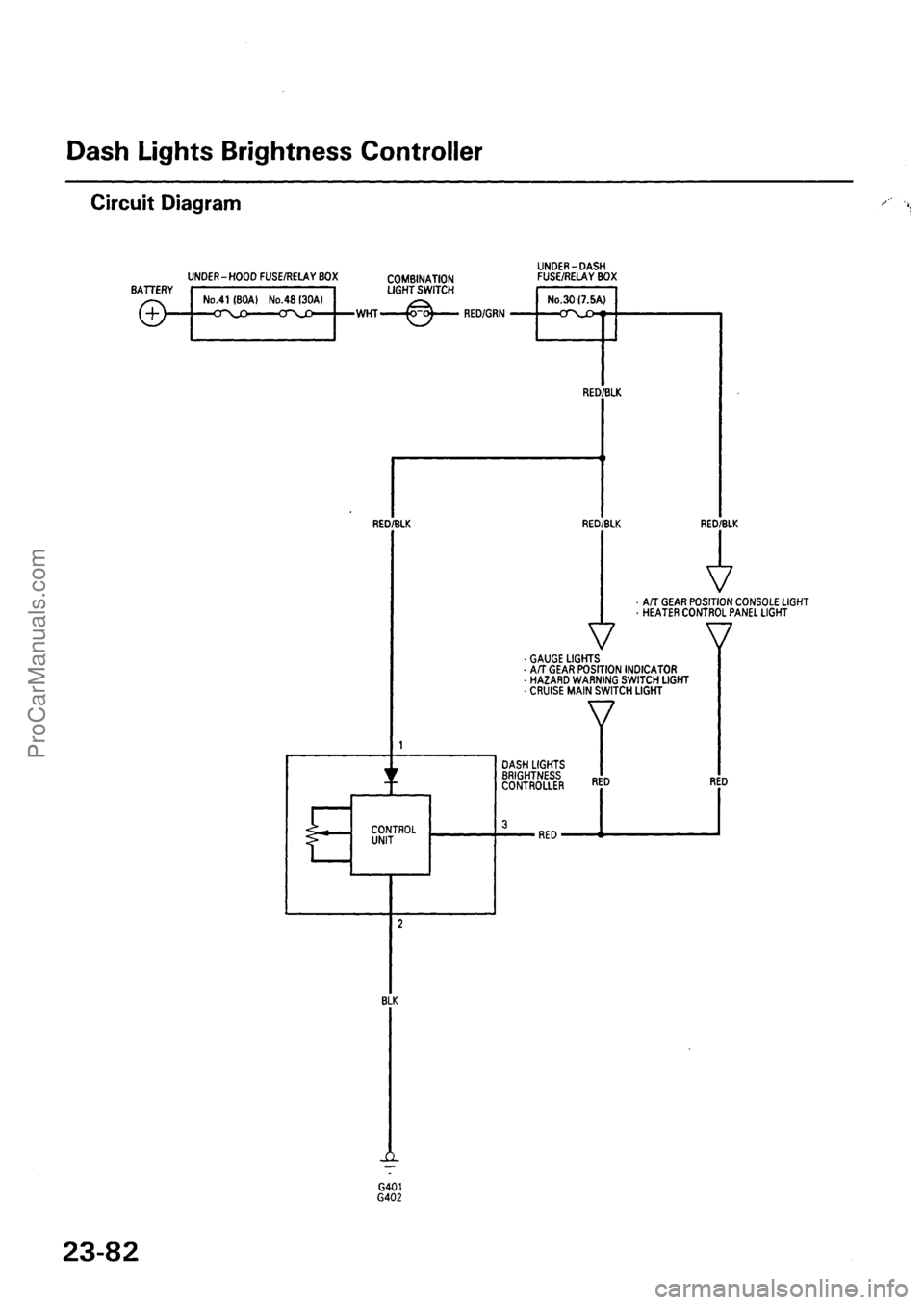 ACURA INTEGRA 1990  Service Repair Manual ProCarManuals.com 