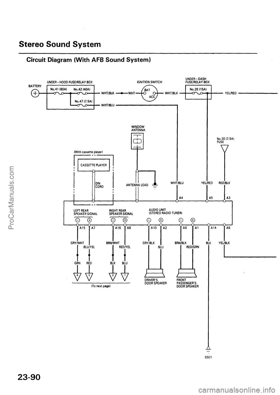ACURA INTEGRA 1990  Service Repair Manual ProCarManuals.com 
