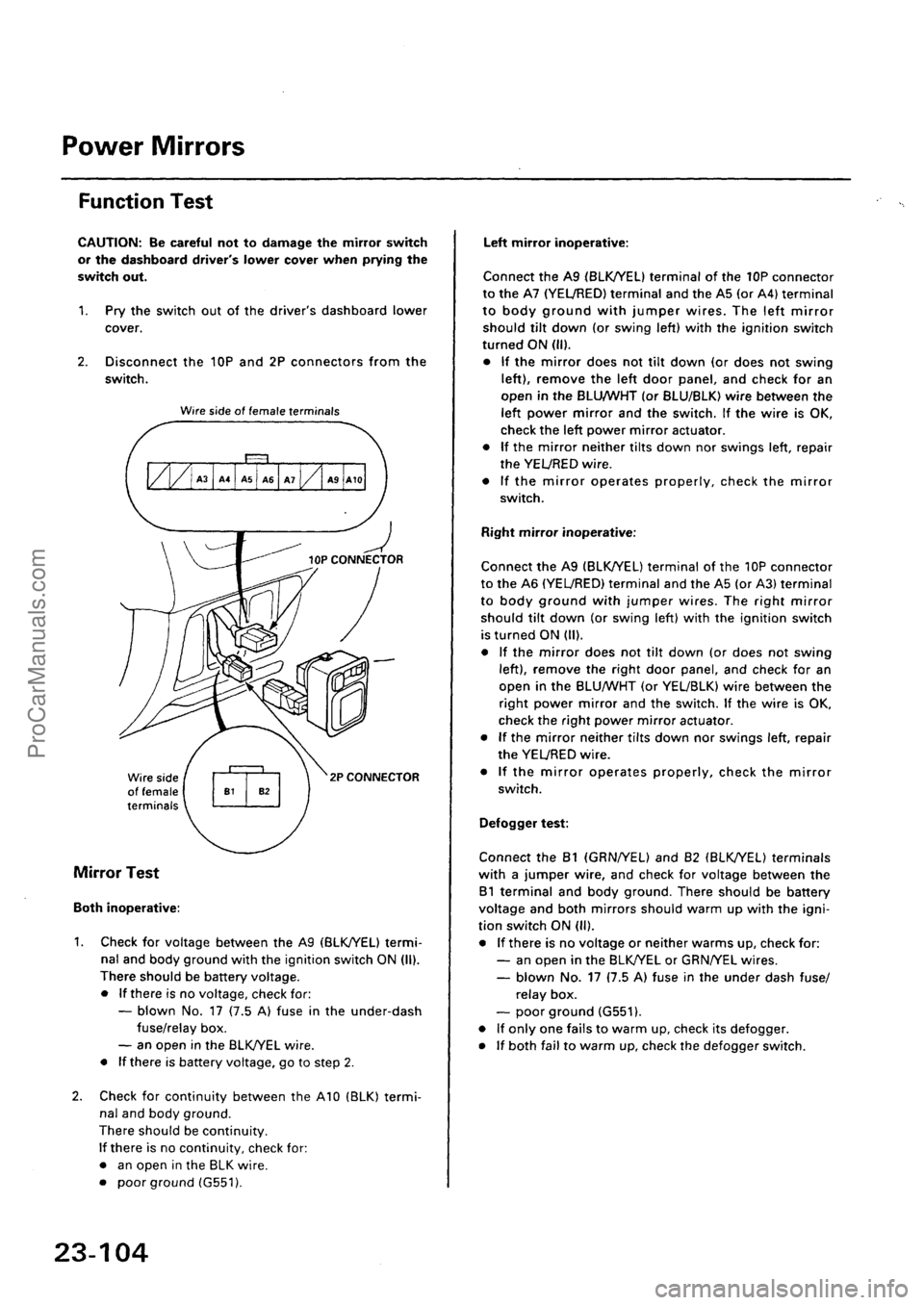 ACURA INTEGRA 1990 Service Repair Manual ProCarManuals.com ACURA INTEGRA 1990 Service Repair Manual ProCarManuals.com