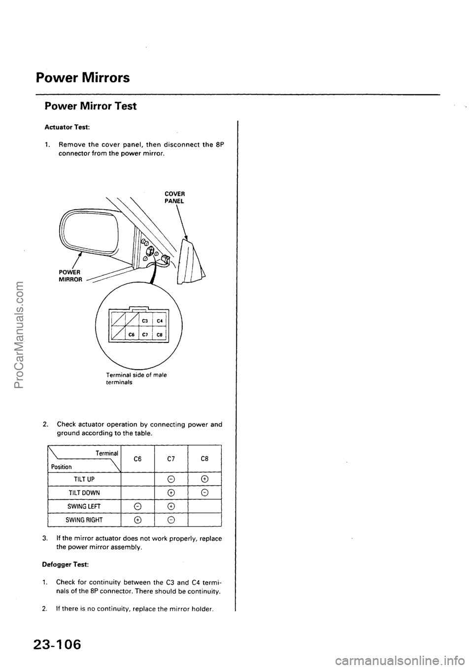 ACURA INTEGRA 1990  Service Repair Manual ProCarManuals.com 