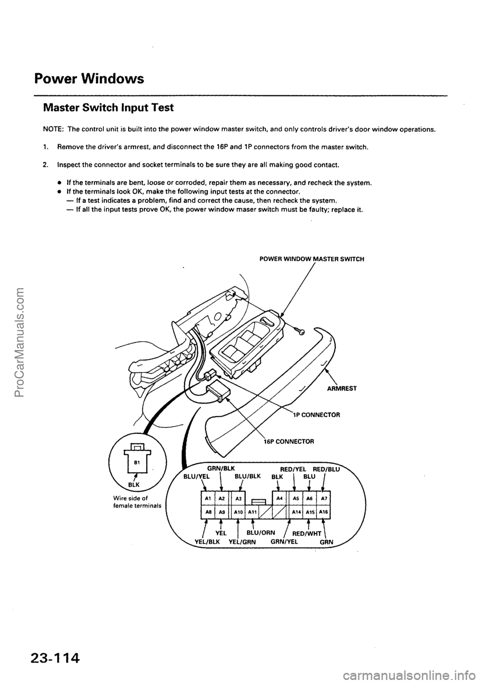 ACURA INTEGRA 1990  Service Repair Manual ProCarManuals.com 