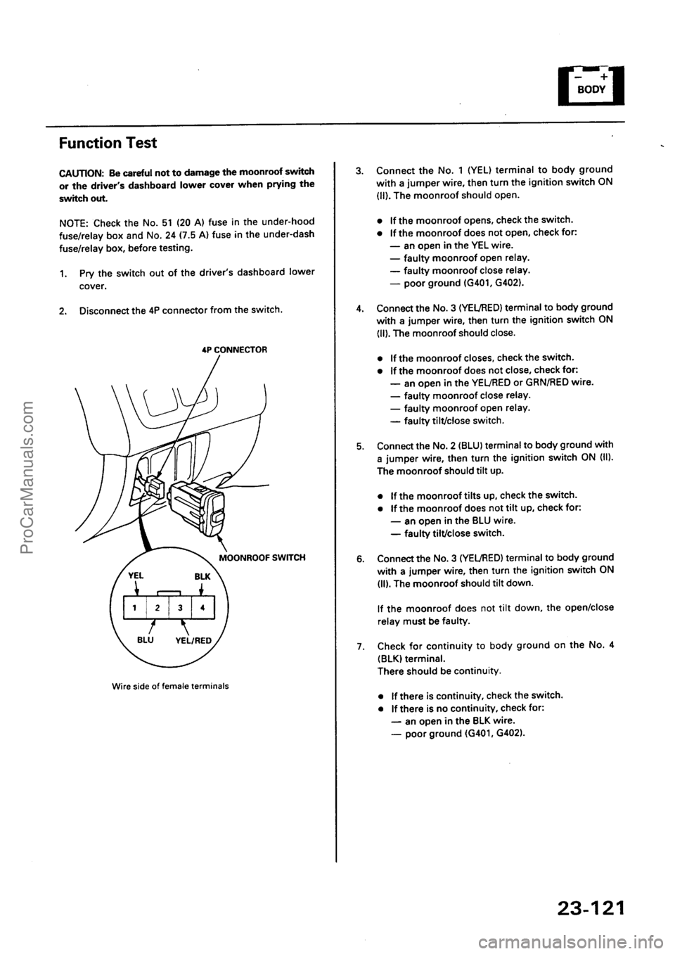 ACURA INTEGRA 1990  Service Repair Manual ProCarManuals.com 