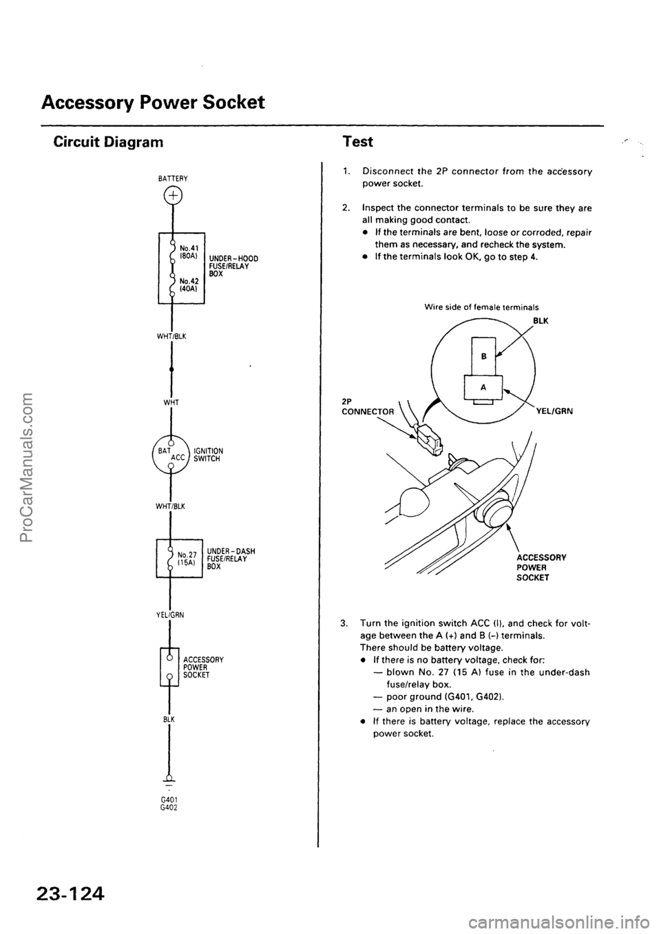 ACURA INTEGRA 1990  Service Repair Manual ProCarManuals.com 