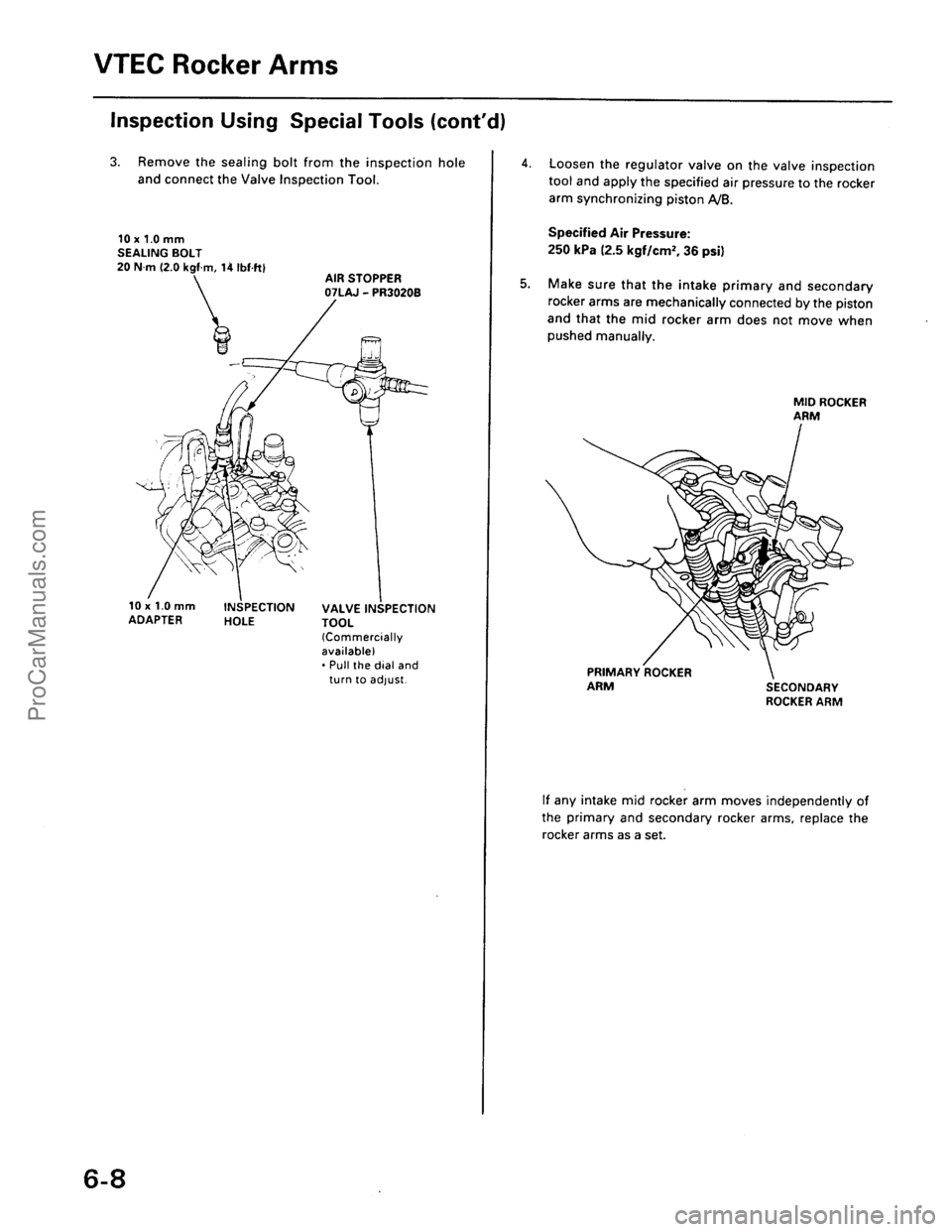 ACURA INTEGRA 1990 Service Owners Manual ProCarManuals.com ACURA INTEGRA 1990 Service Owners Manual ProCarManuals.com