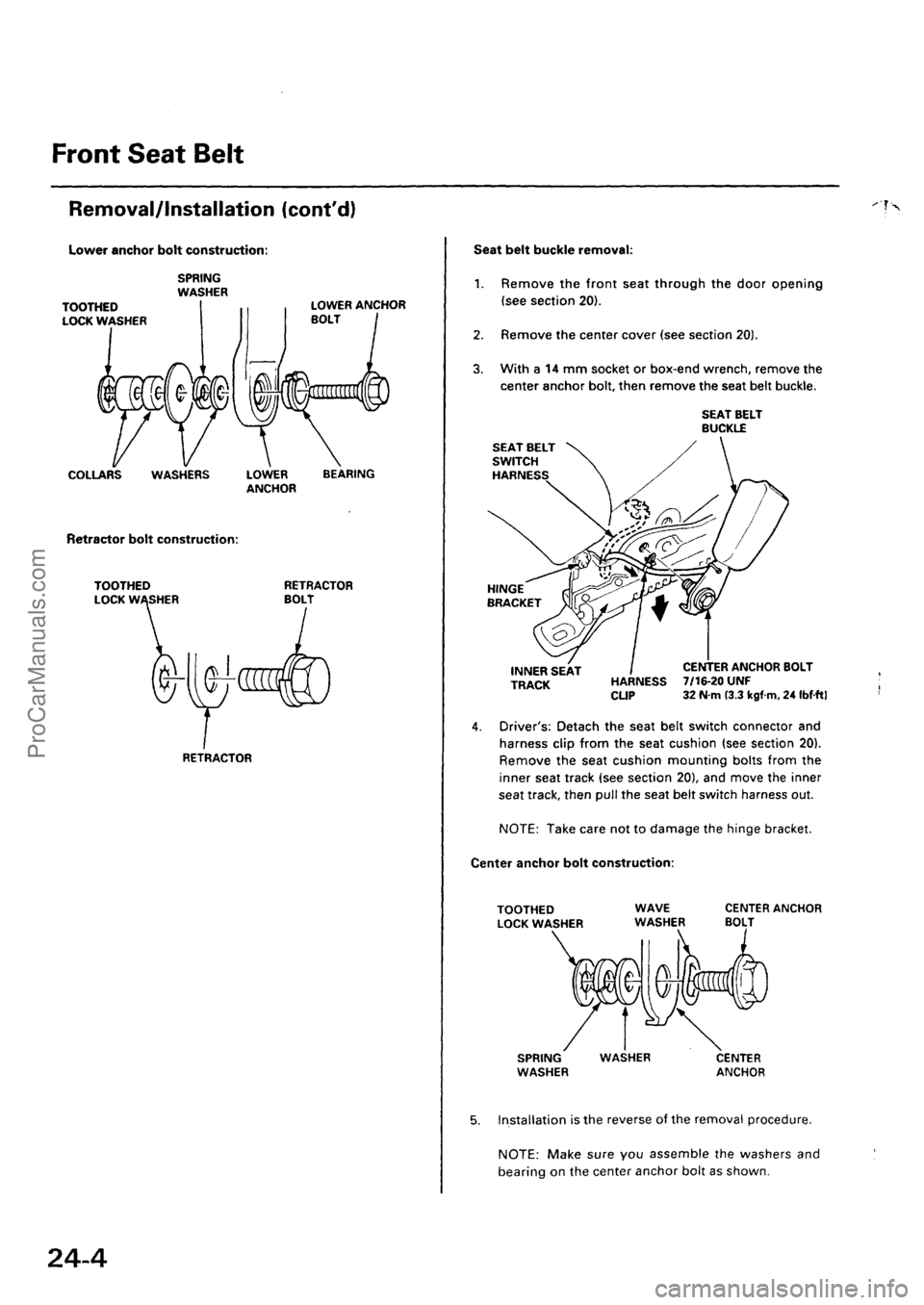 ACURA INTEGRA 1990 Service Repair Manual ProCarManuals.com ACURA INTEGRA 1990 Service Repair Manual ProCarManuals.com
