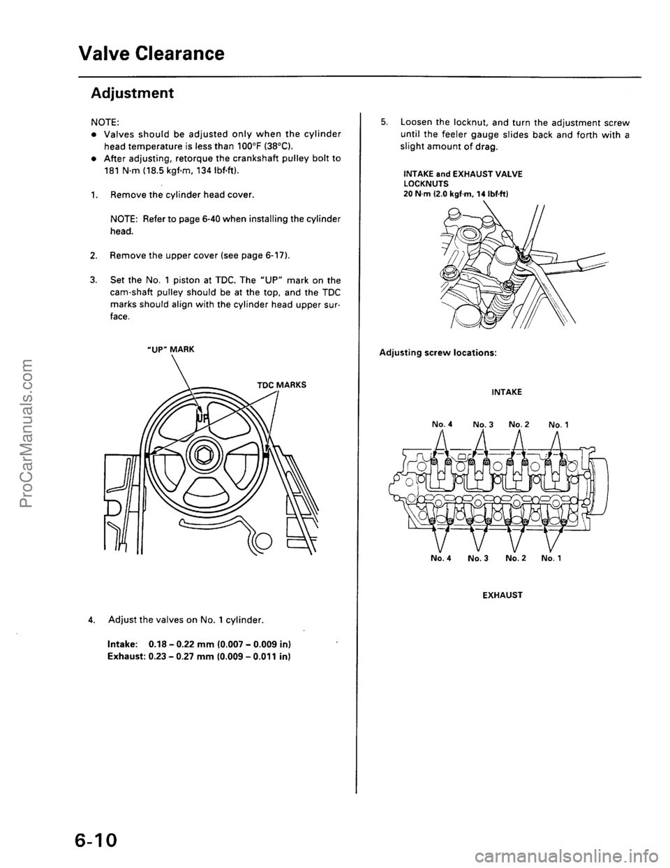 ACURA INTEGRA 1990 Service Owners Manual ProCarManuals.com ACURA INTEGRA 1990 Service Owners Manual ProCarManuals.com