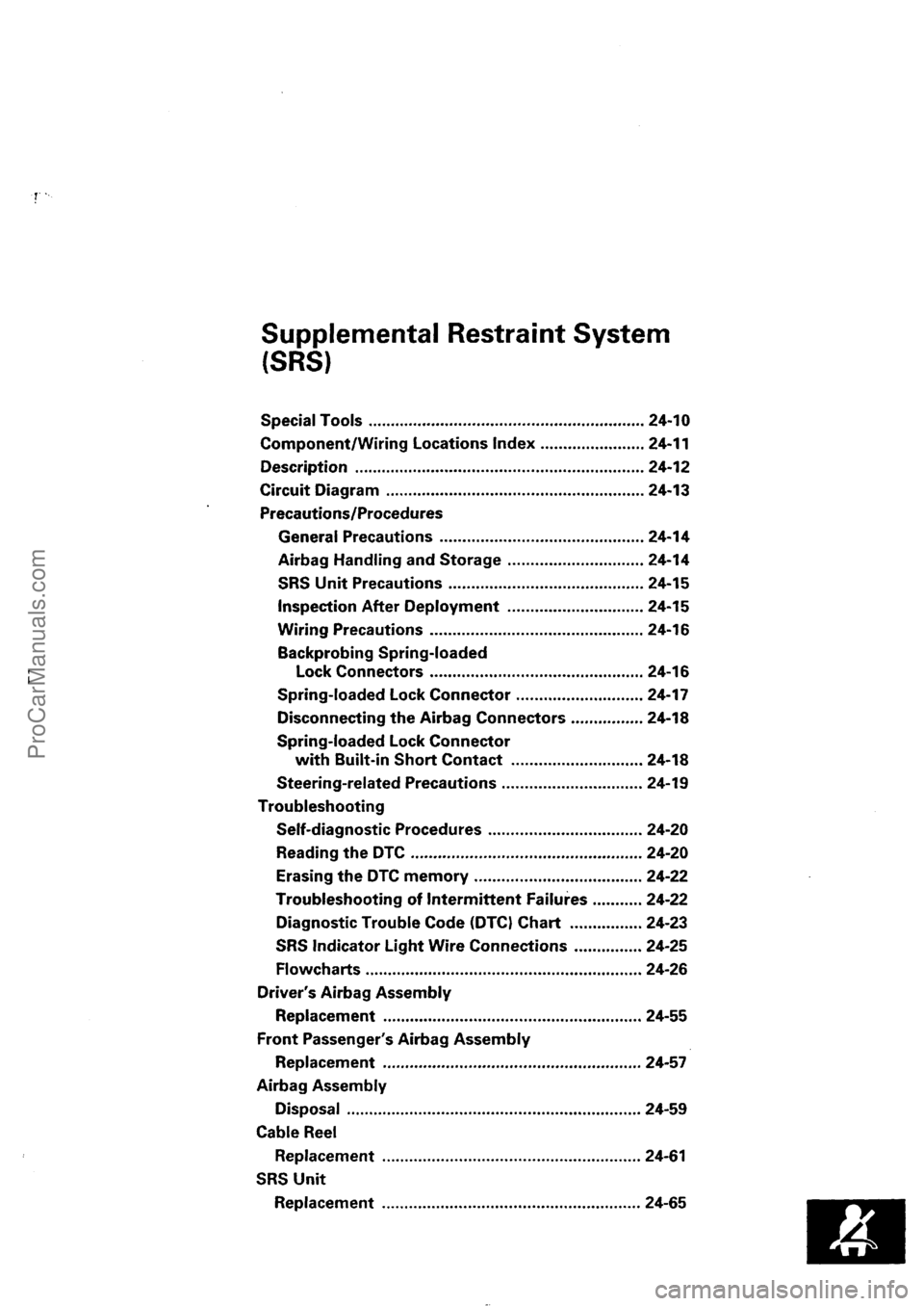 ACURA INTEGRA 1990 Service Repair Manual ProCarManuals.com ACURA INTEGRA 1990 Service Repair Manual ProCarManuals.com