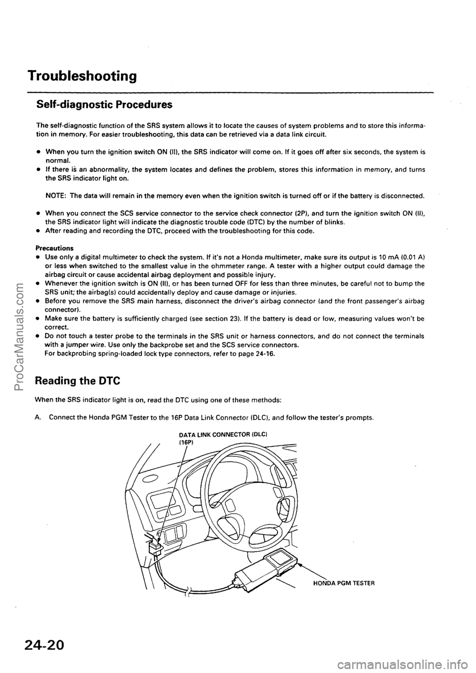 ACURA INTEGRA 1990 Service Repair Manual ProCarManuals.com ACURA INTEGRA 1990 Service Repair Manual ProCarManuals.com