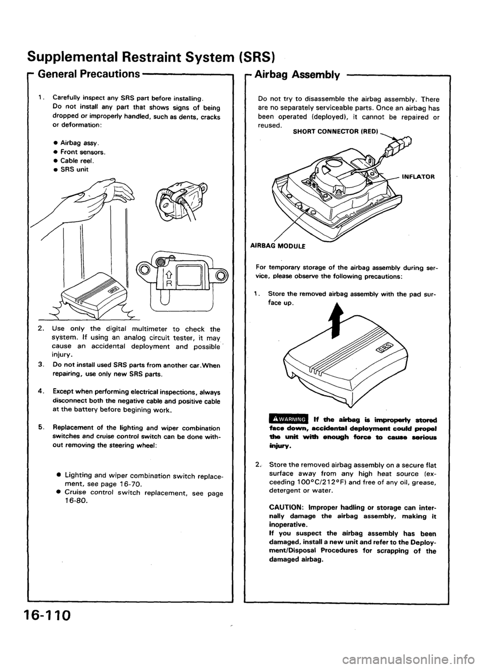 ACURA LEGEND 1998  Service Repair Manual 