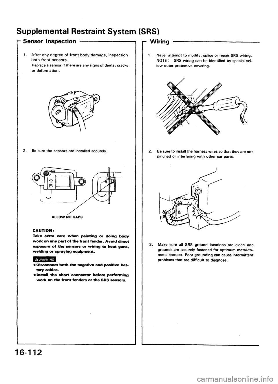 ACURA LEGEND 1998  Service Repair Manual 