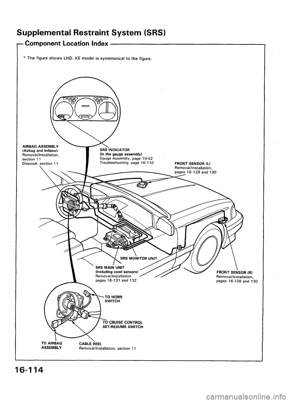 ACURA LEGEND 1998  Service Repair Manual 