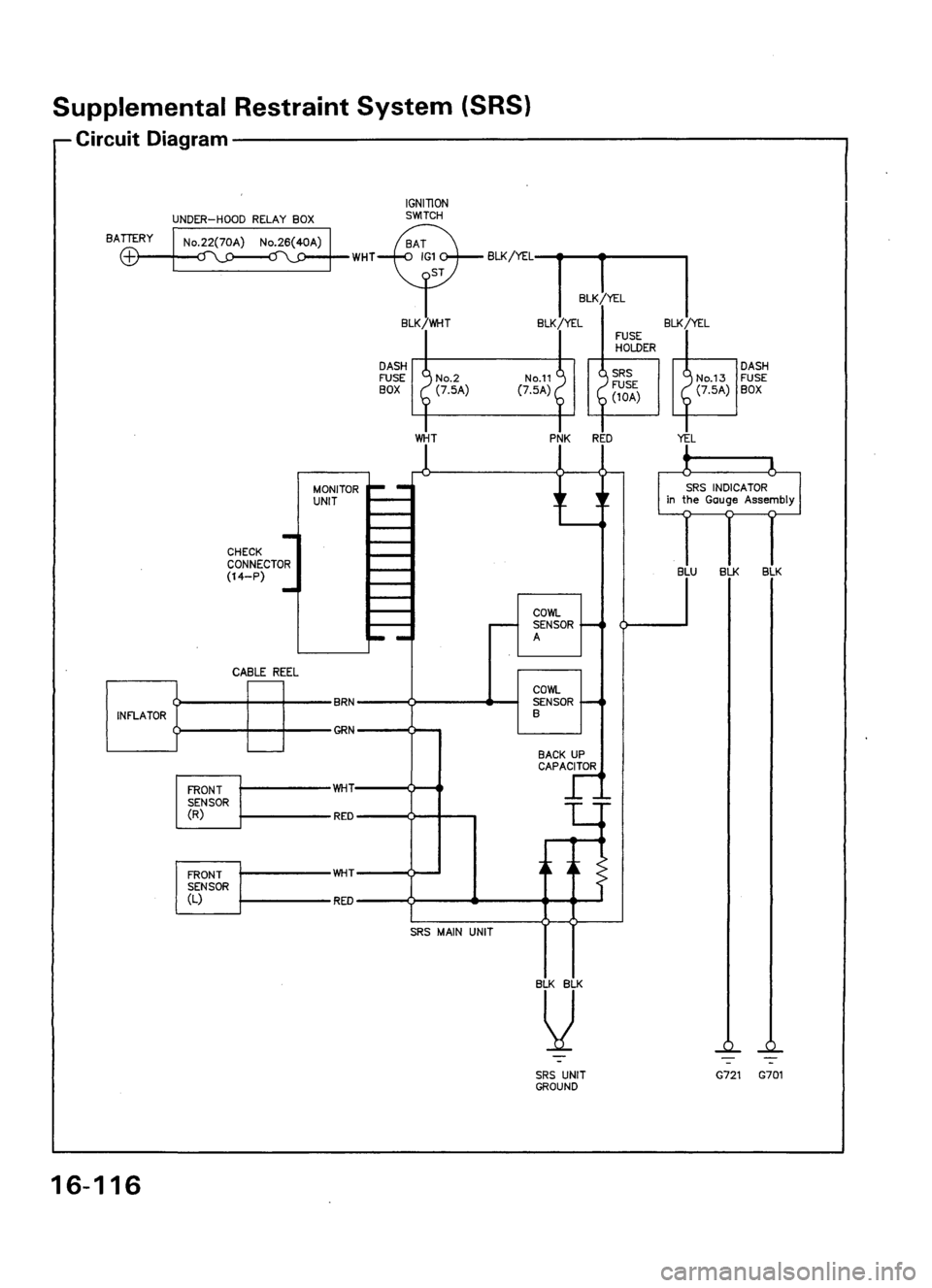 ACURA LEGEND 1998  Service Repair Manual 