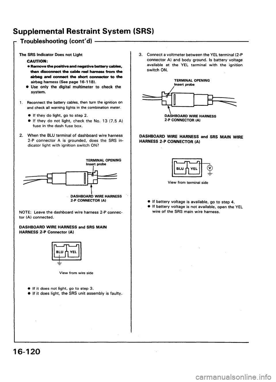 ACURA LEGEND 1998  Service Repair Manual 