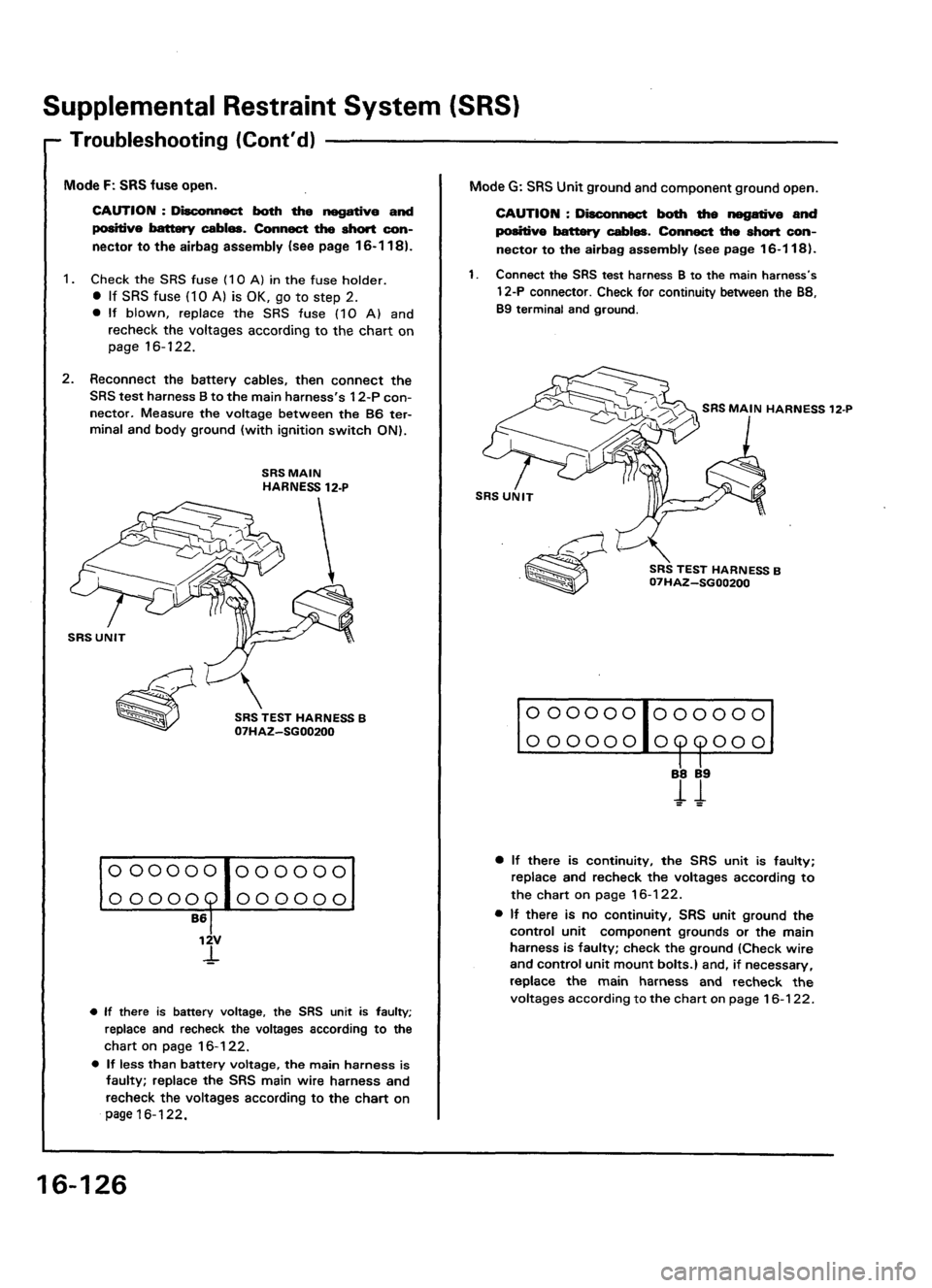 ACURA LEGEND 1988  Service Repair Manual 