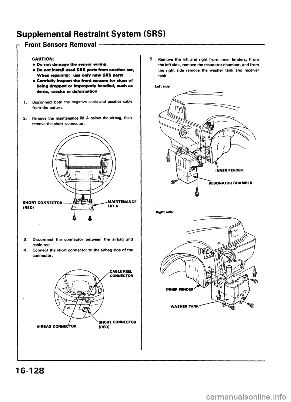 ACURA LEGEND 1988  Service Repair Manual 