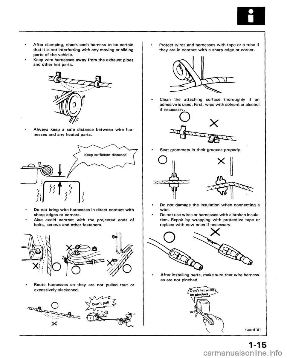 ACURA LEGEND 1988  Service User Guide 