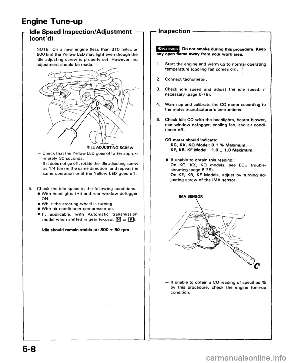 ACURA LEGEND 1988  Service Service Manual 
