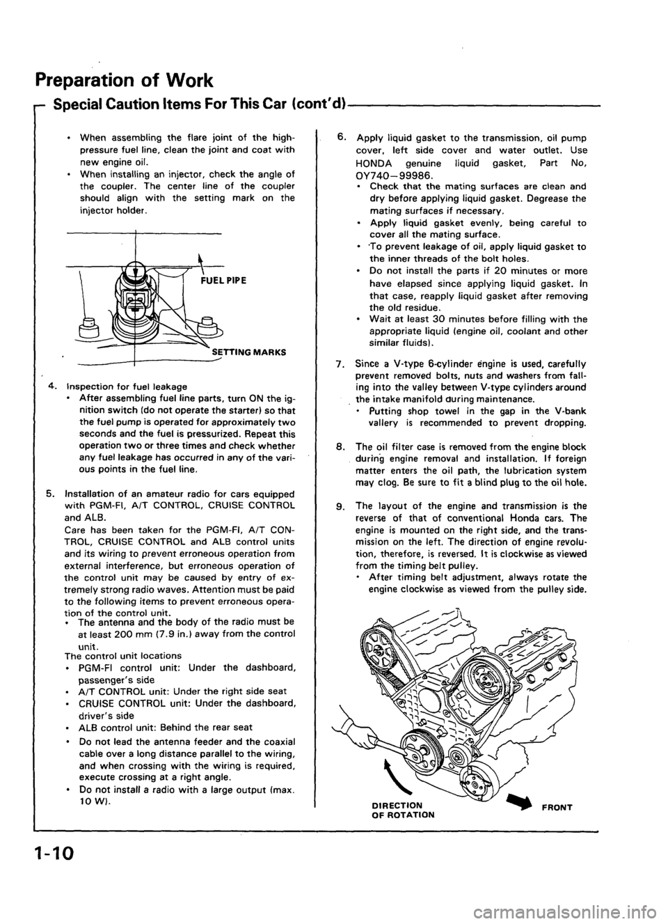 ACURA LEGEND 1998 Service Repair Manual ACURA LEGEND 1998 Service Repair Manual