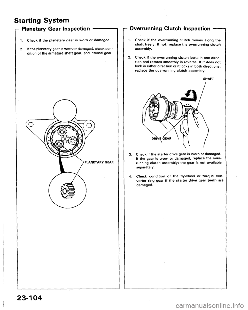 ACURA LEGEND 1991  Service Repair Manual 