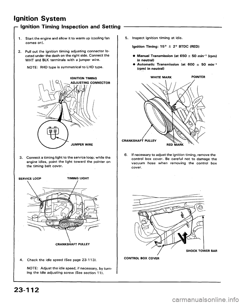 ACURA LEGEND 1991  Service Repair Manual 